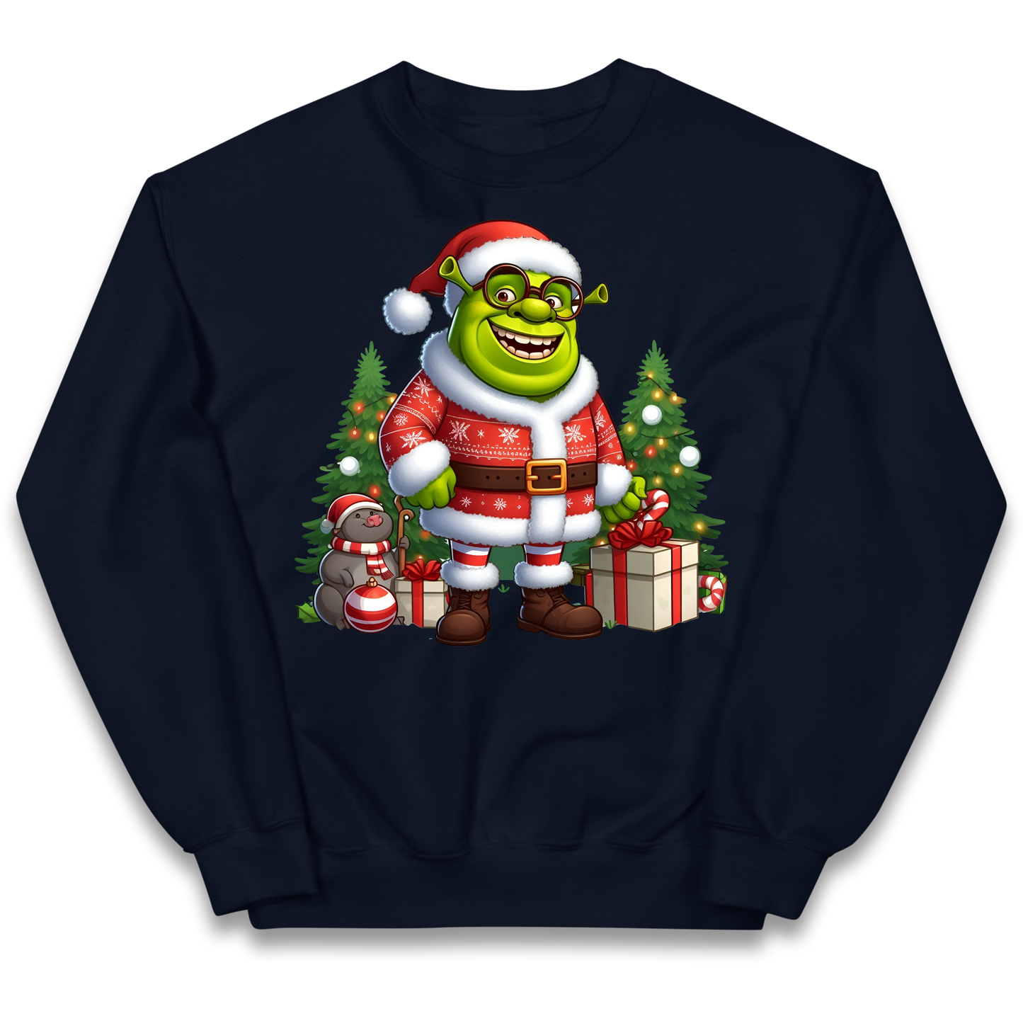 Shrek Santa Claus Presents kids sweatshirt