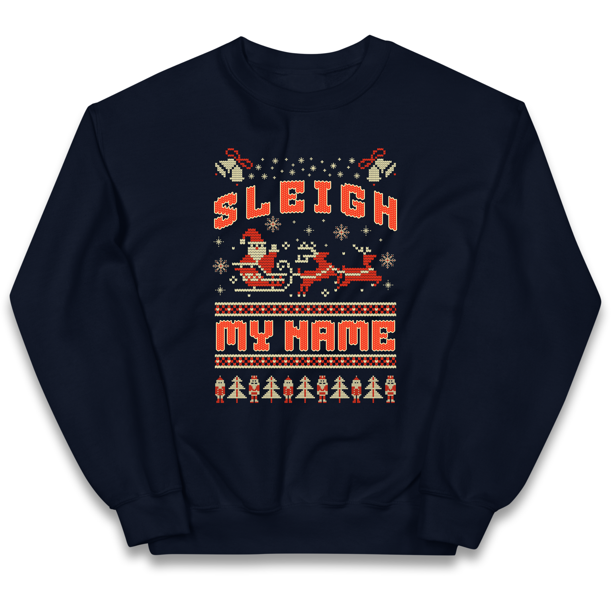 Sleigh My Name Christmas kids sweatshirt