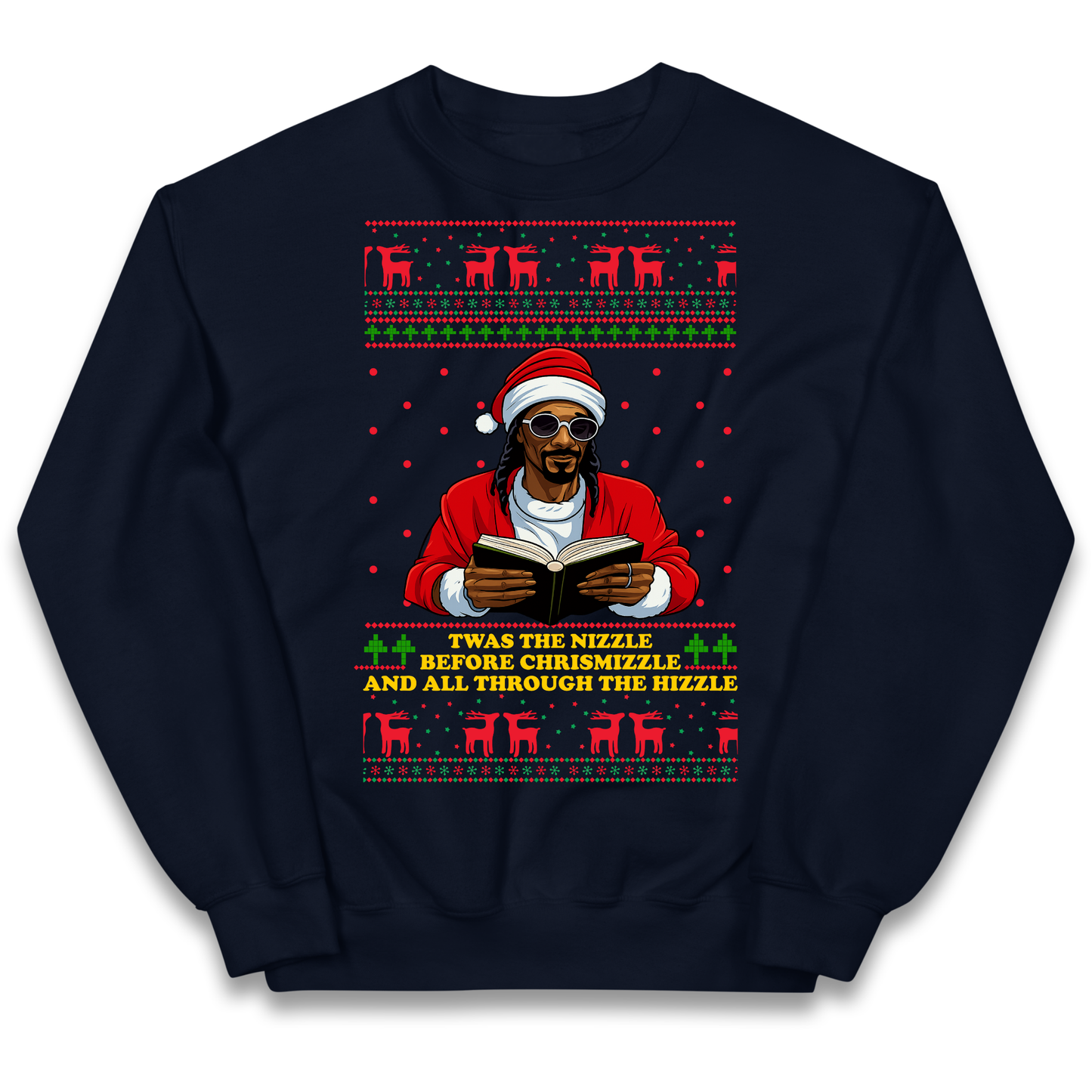 Snoop Dogg Nizzle Christmas Kids Sweatshirt