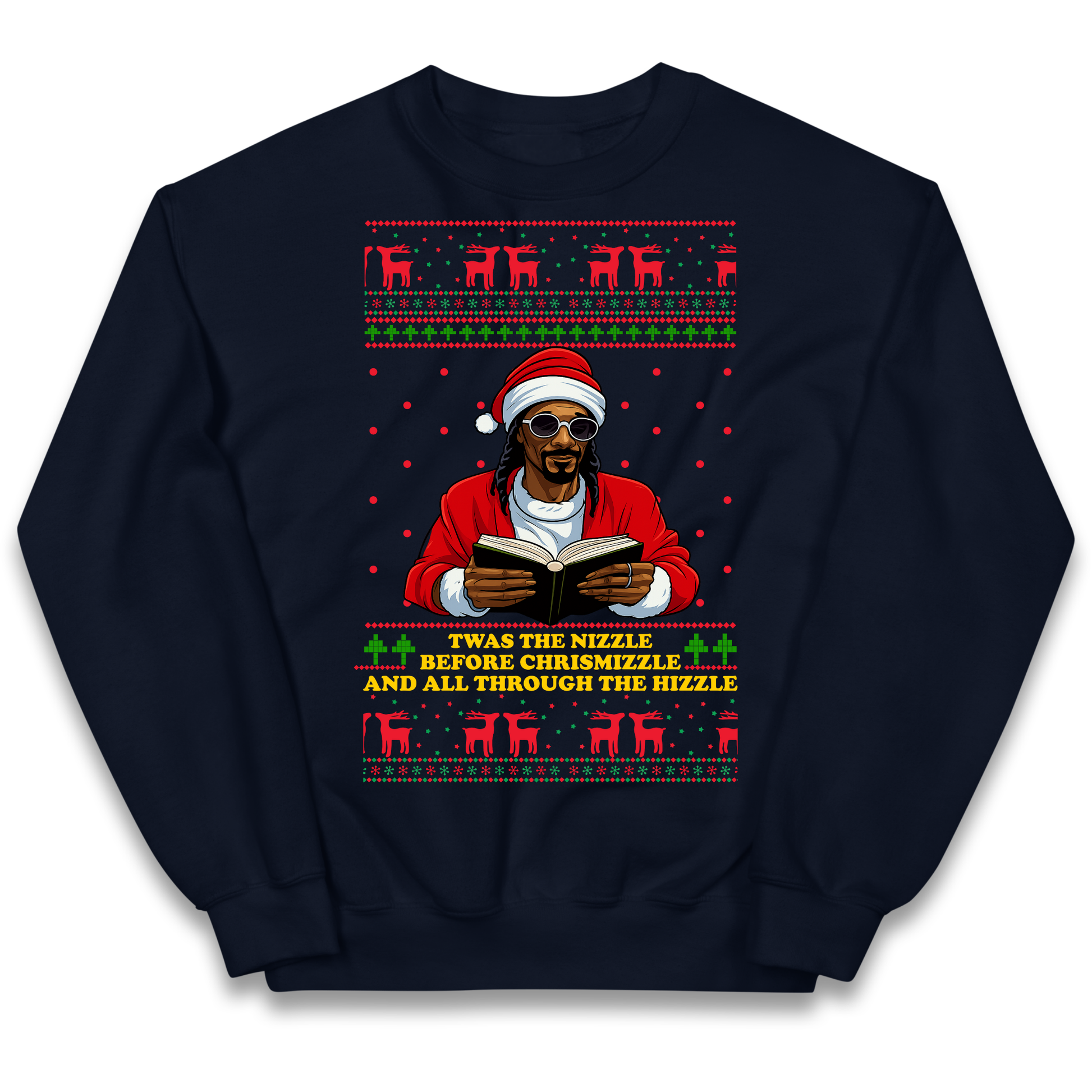 Snoop Dogg Nizzle Christmas Kids Sweatshirt