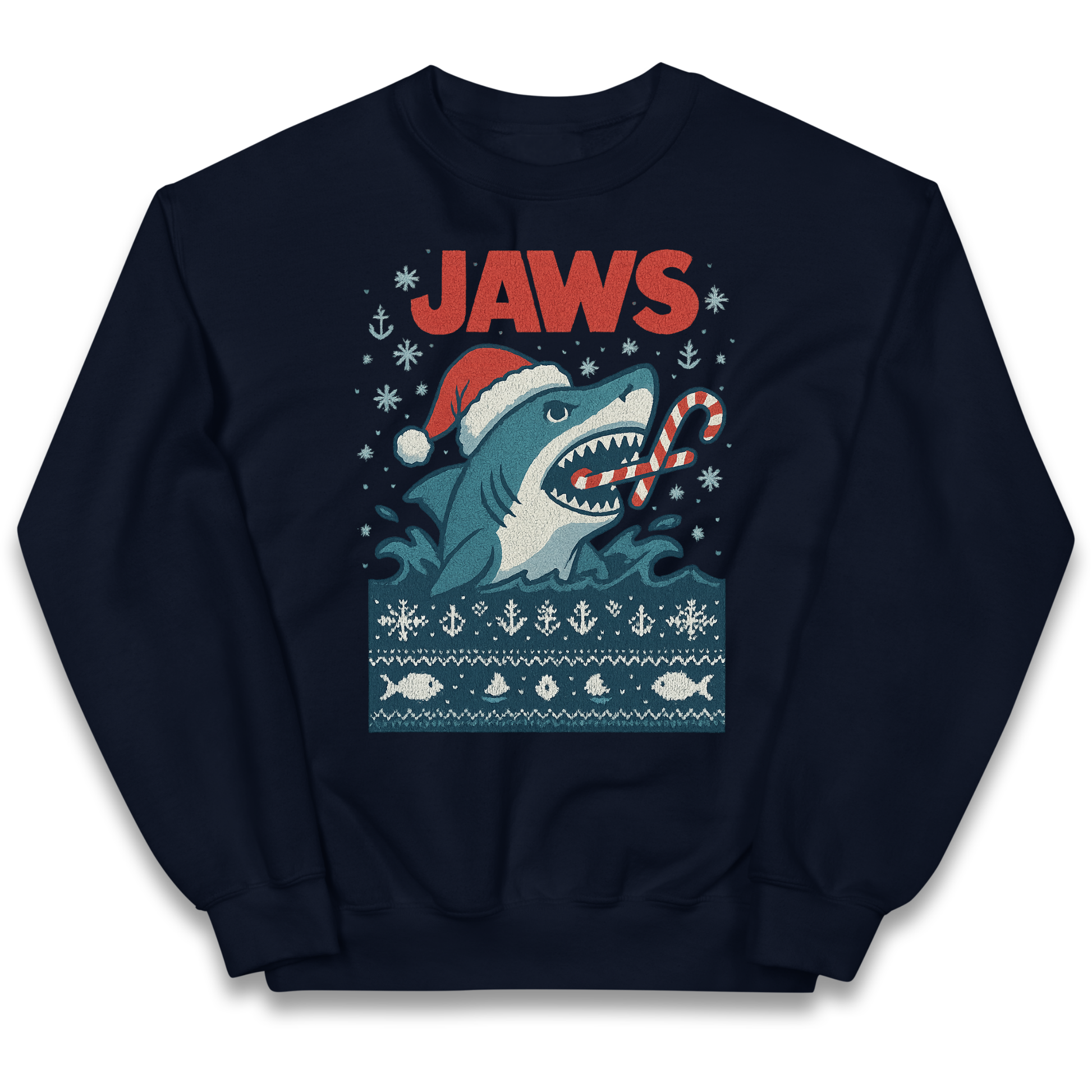Jaws Christmas kids sweatshirt