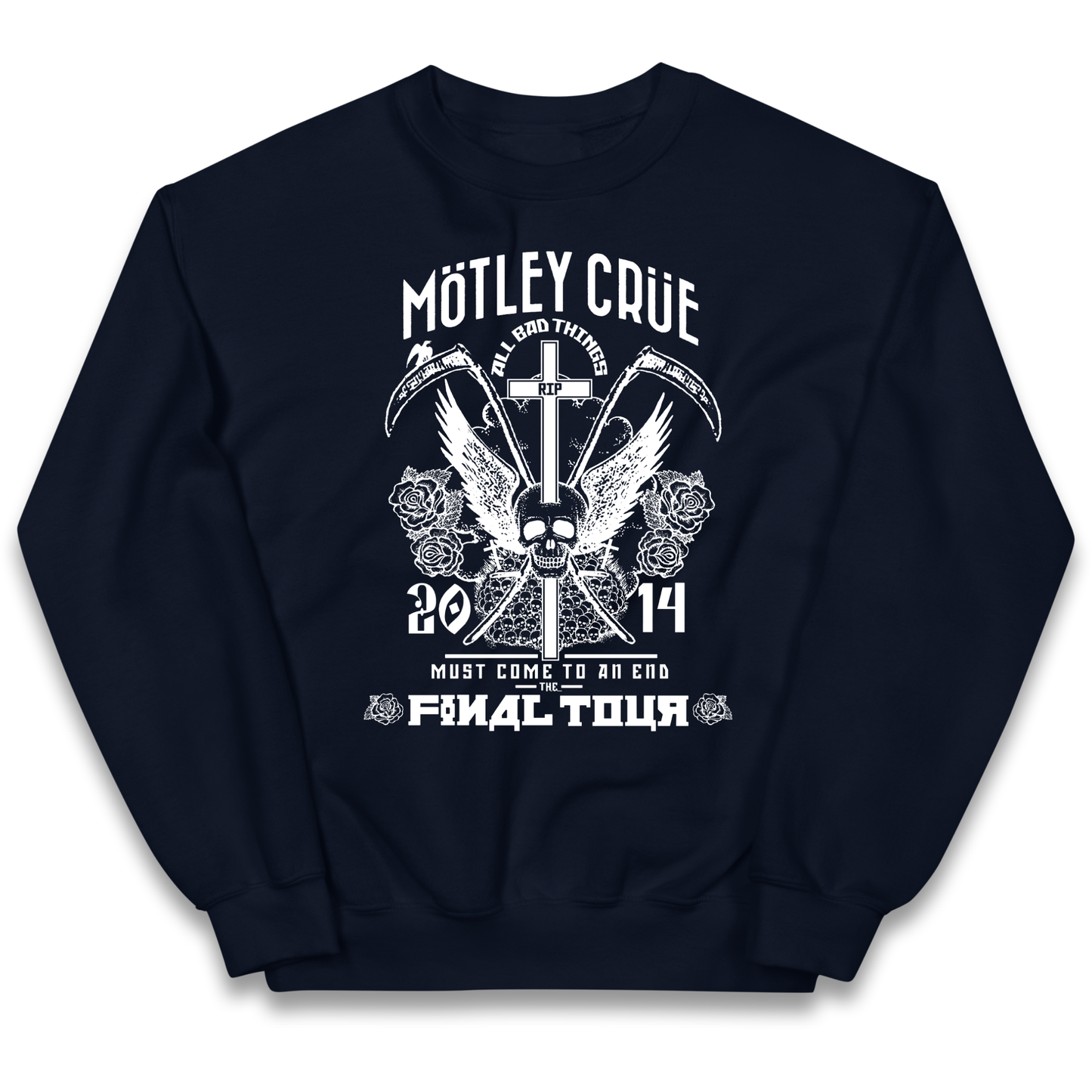 Motley Crue All Bad Things kids sweatshirt