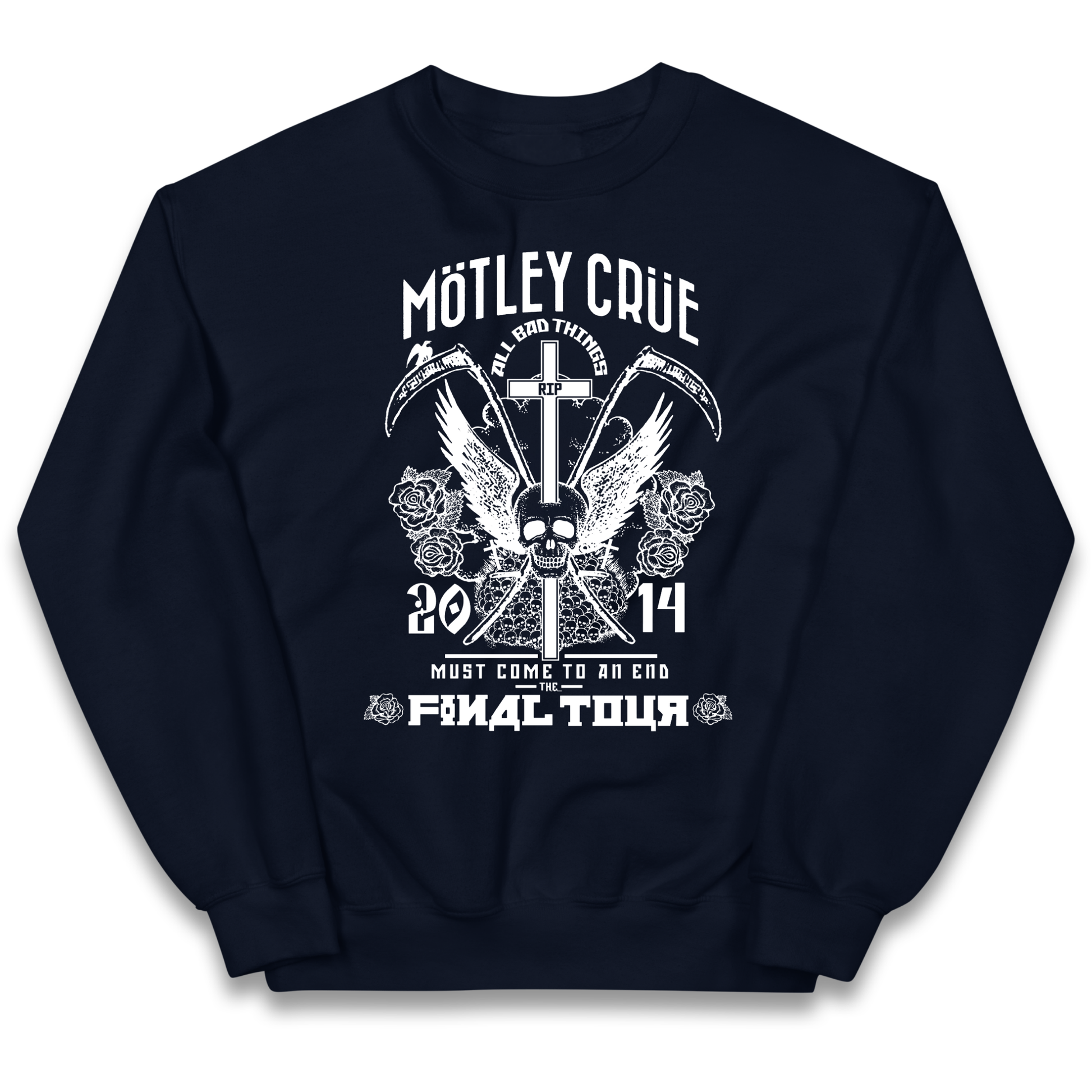 Motley Crue All Bad Things kids sweatshirt