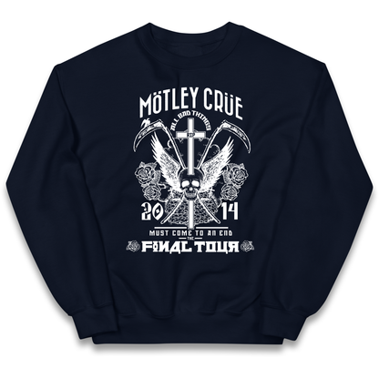 Motley Crue All Bad Things kids sweatshirt