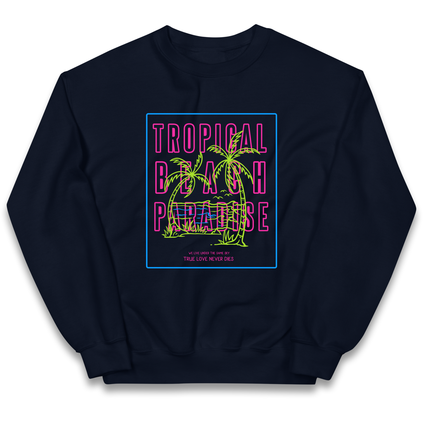 Tropical Beach Paradise kids sweatshirt