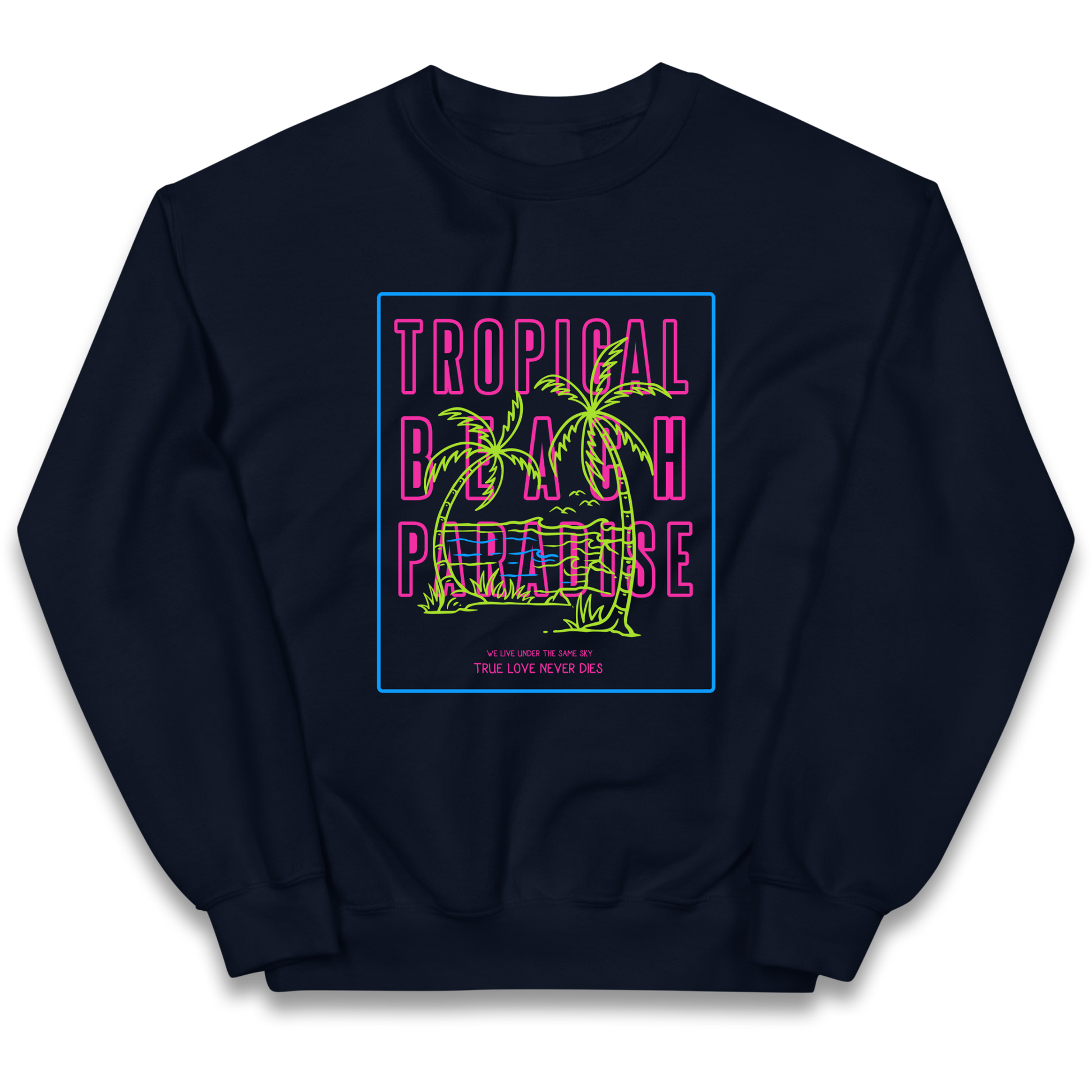 Tropical Beach Paradise kids sweatshirt