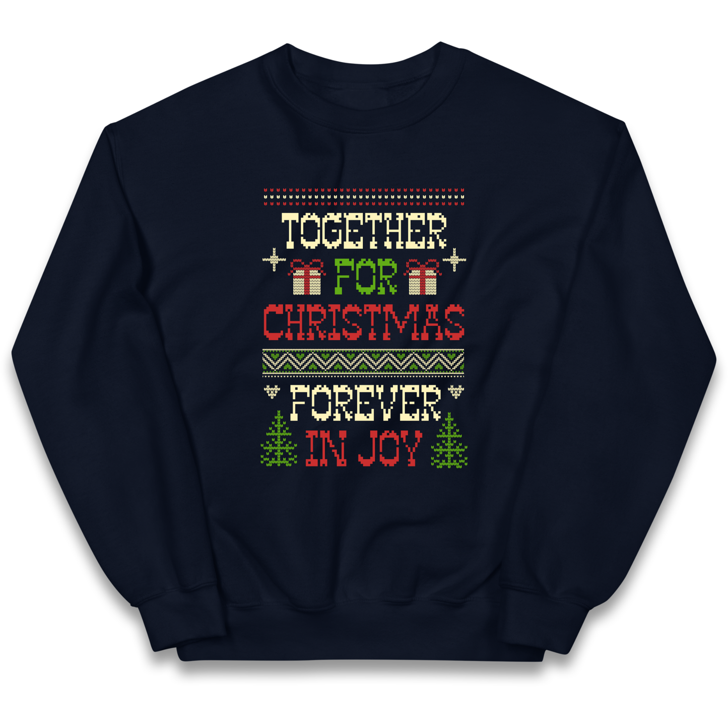 Together for Christmas Forever in Joy Christmas kids sweatshirt