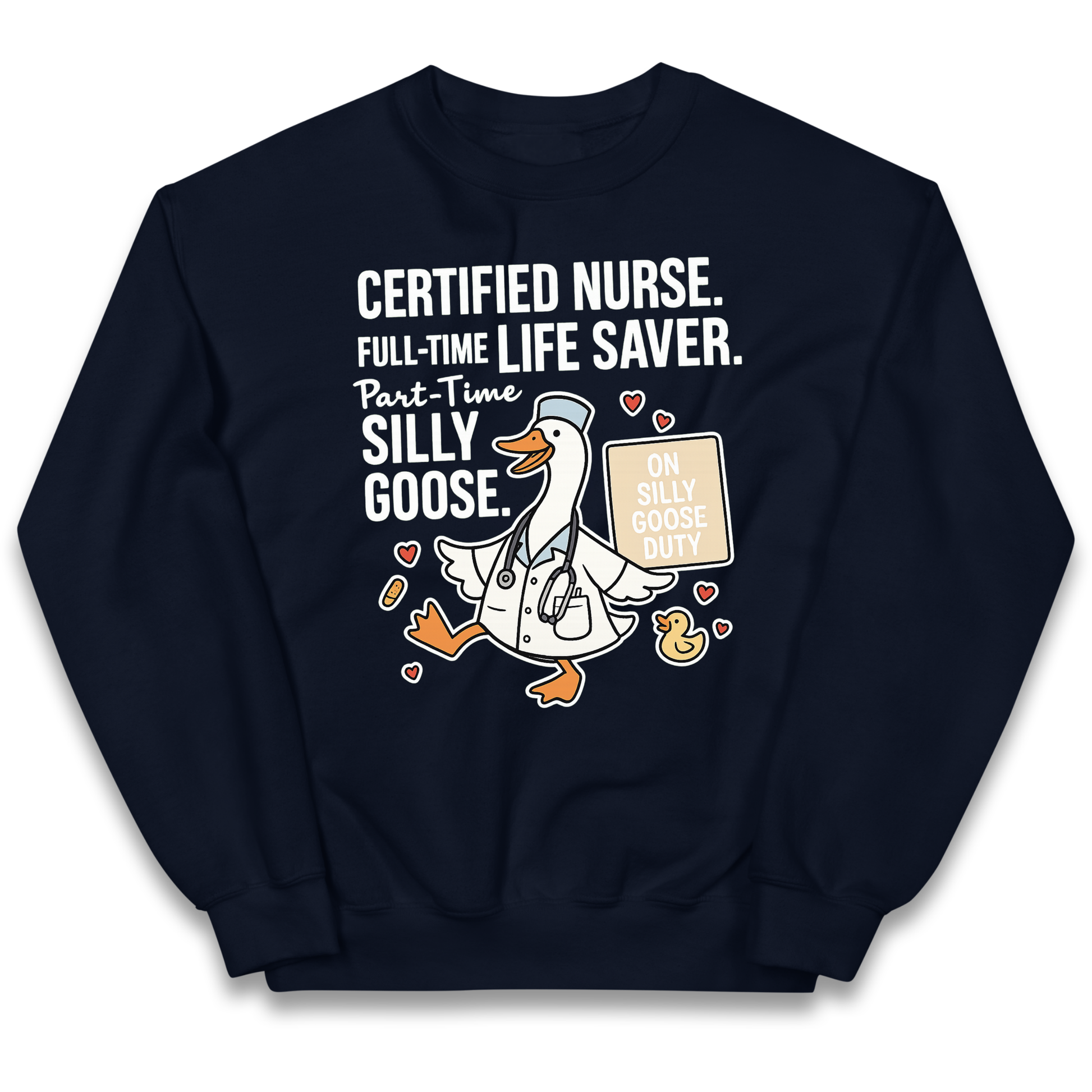 Full Time Nurse Part Time Silly Goose kids sweatshirt