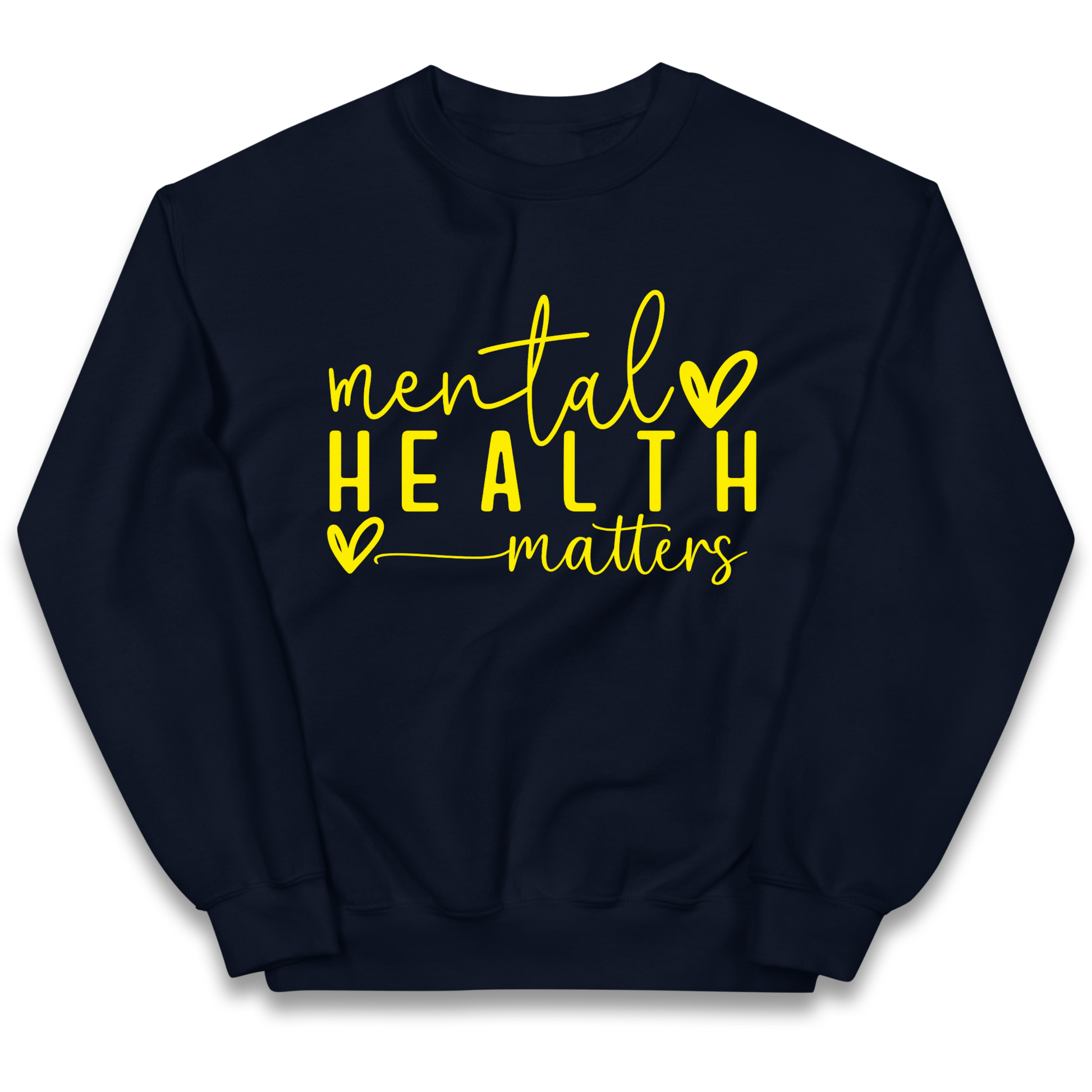 Yellow Mental Health kids sweatshirt