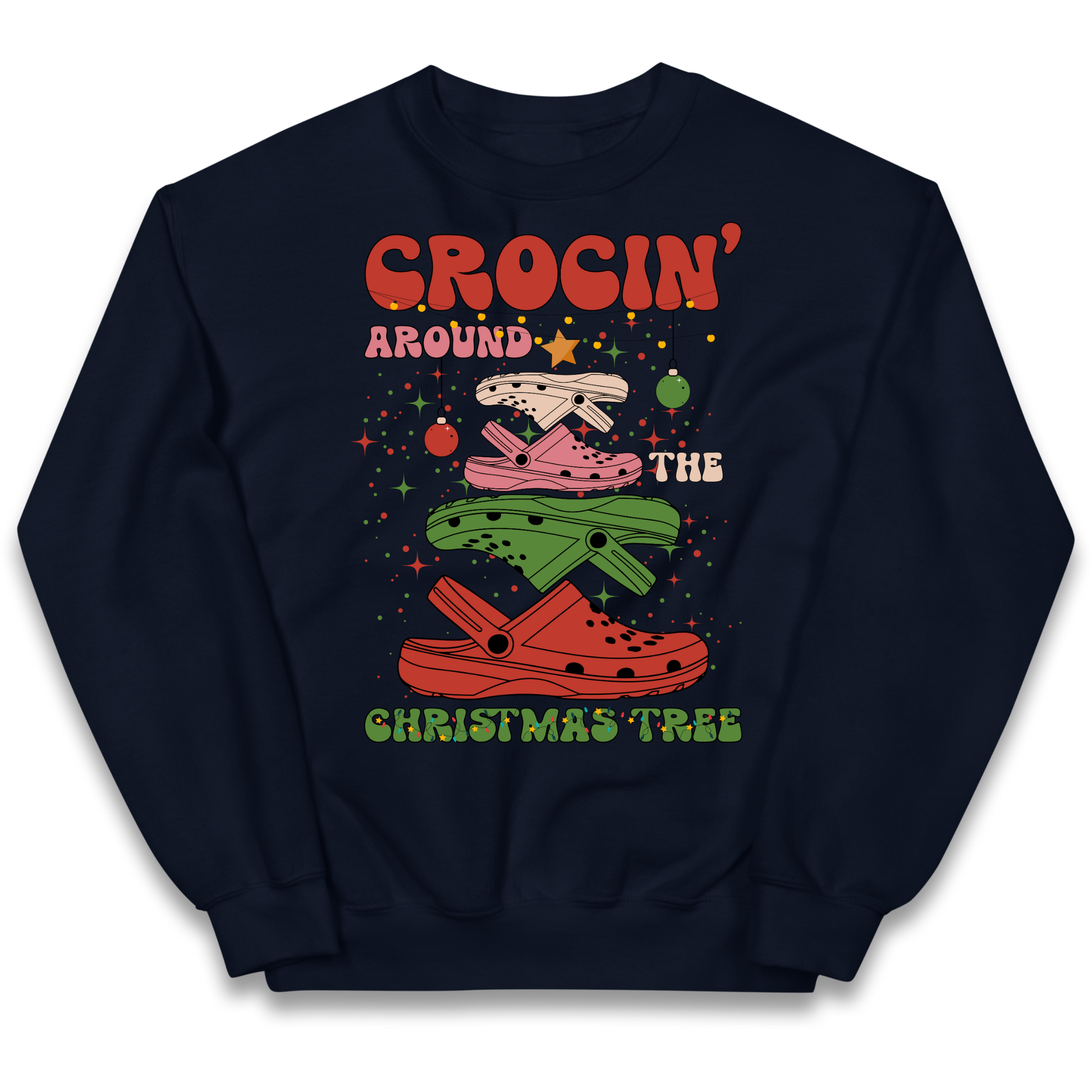 Crockin Around the Christmas Tree Christmas kids sweatshirt