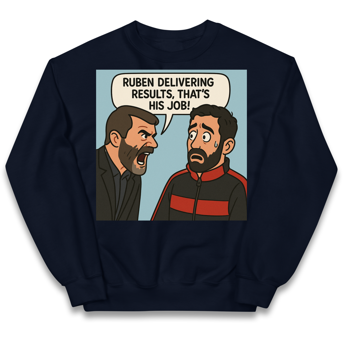 Ruben Delivering Results That's His Job kids sweatshirt