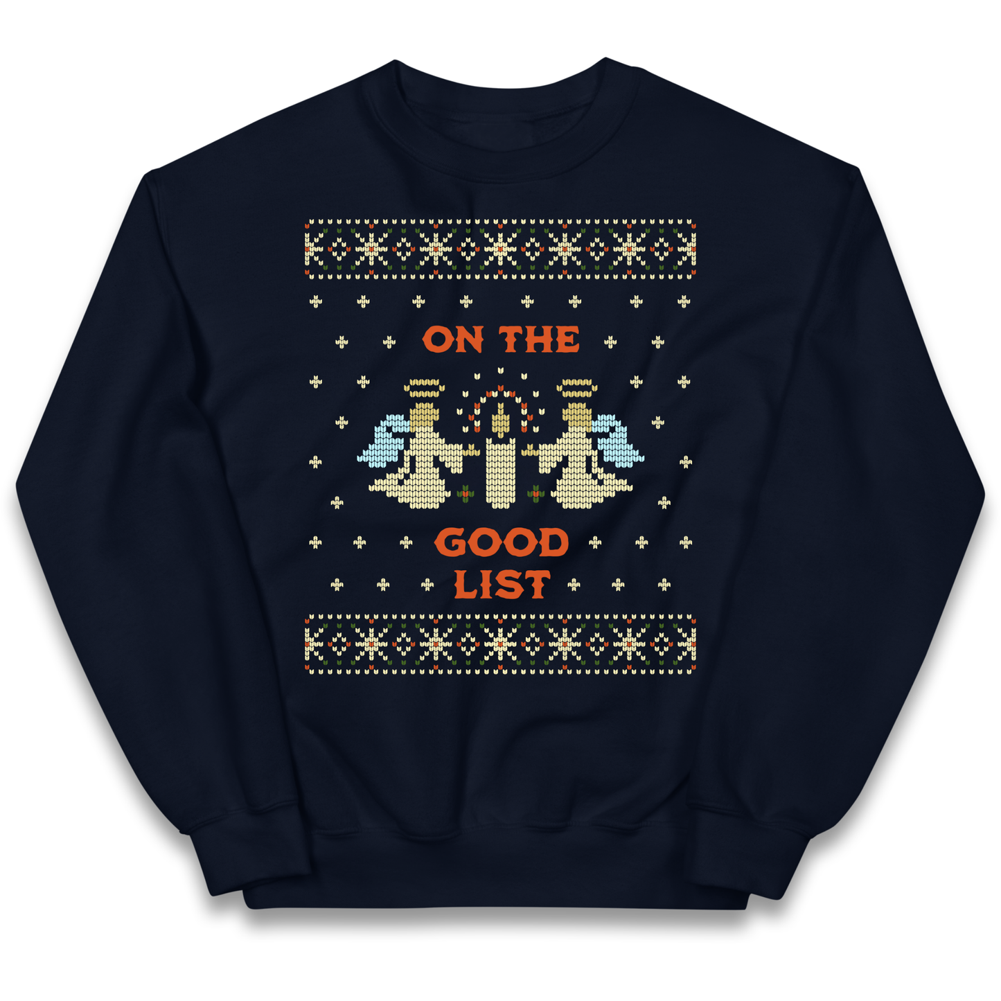 On The Good List Christmas kids sweatshirt