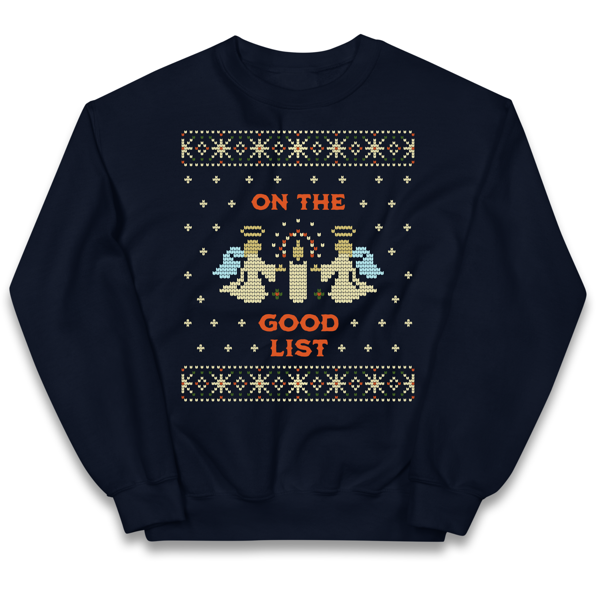 On The Good List Christmas kids sweatshirt