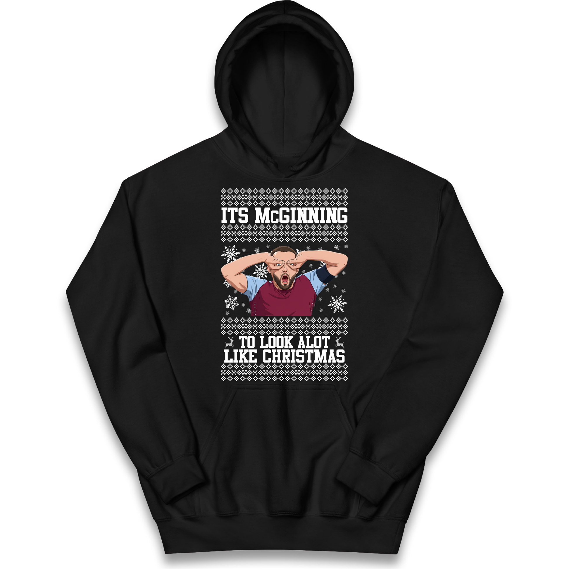 John McGinn Christmas Kids Hoodie