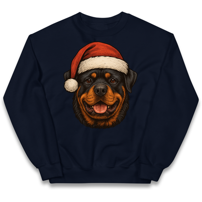 Rottweiler Christmas Kids Jumper