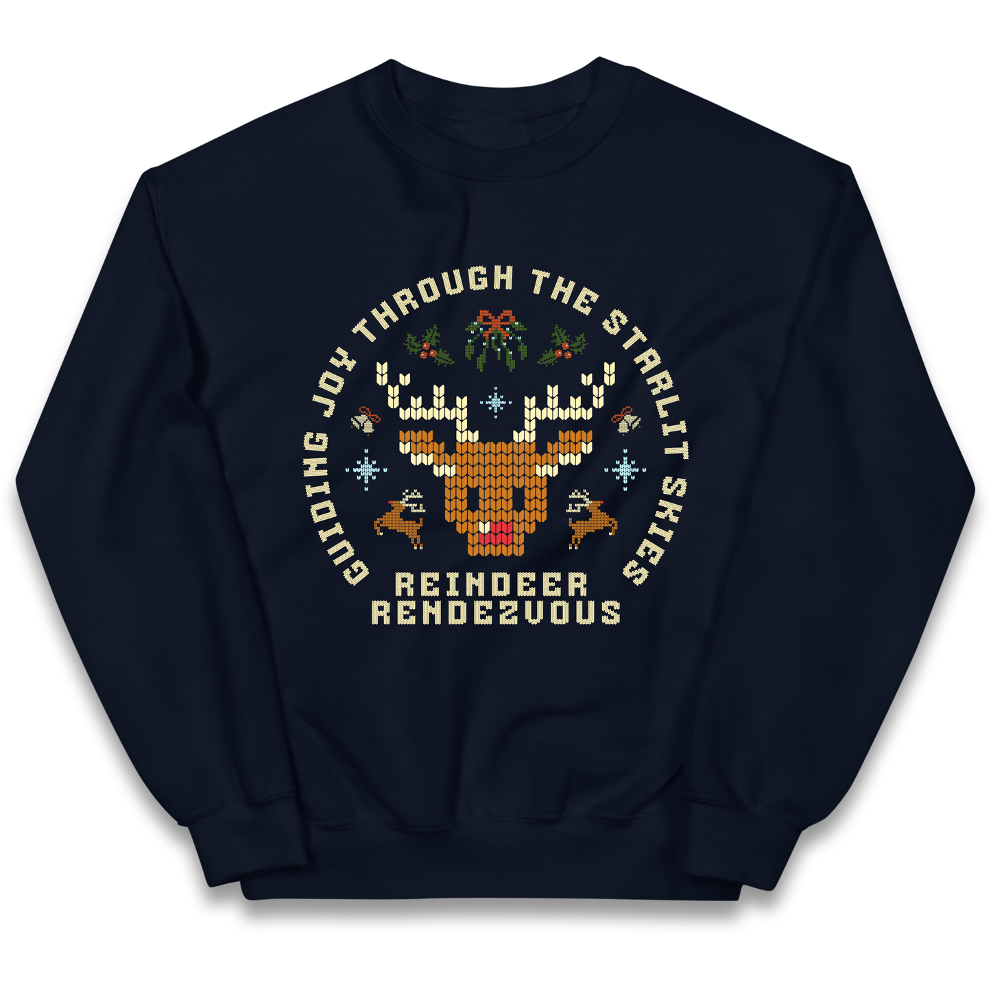 Reindeer Rendezvous Christmas kids sweatshirt
