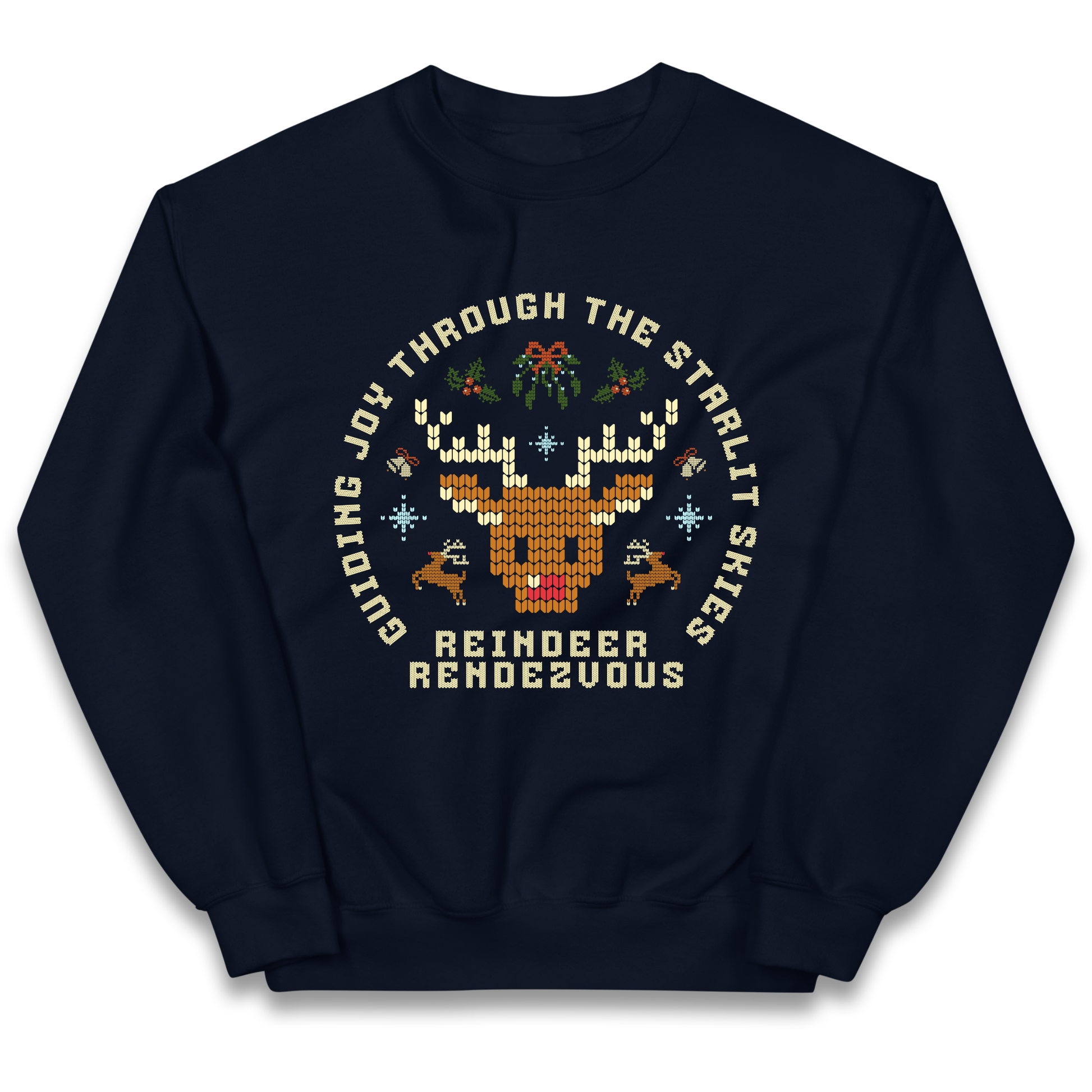 Reindeer Rendezvous Christmas kids sweatshirt