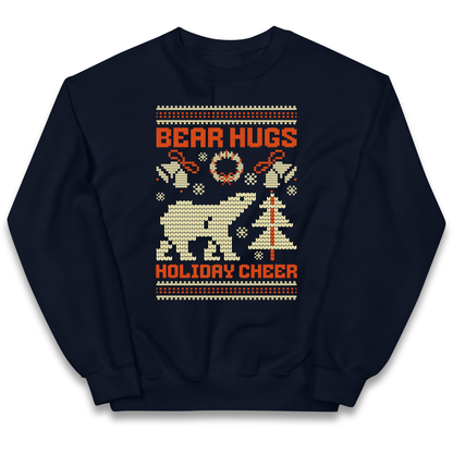 Bear Hugs Holiday Cheer kids sweatshirt