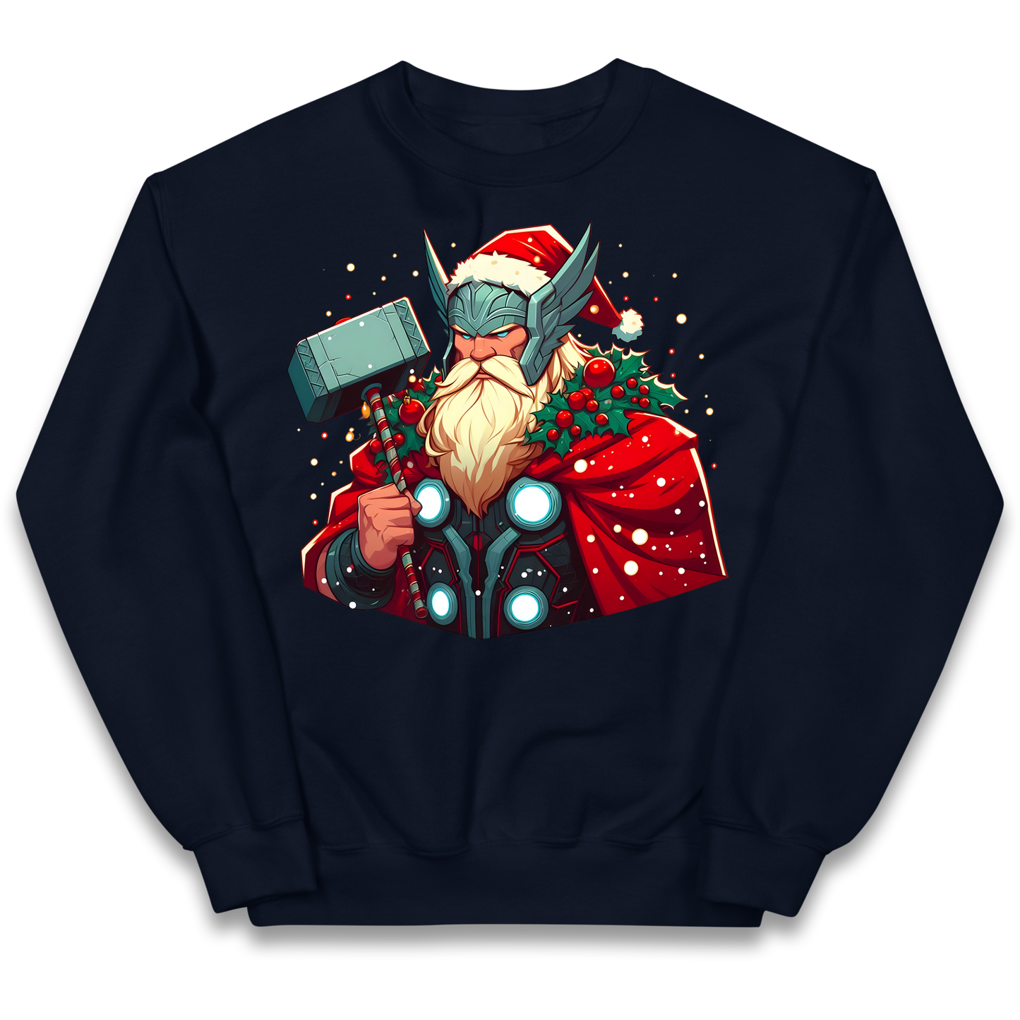 Viking Thor Santa kids sweatshirt