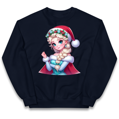 Elsa Frozen Santa kids sweatshirt