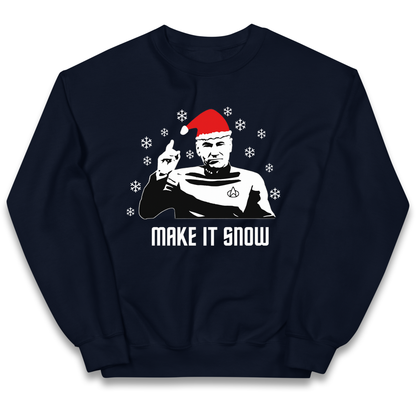 Make It Snow kids sweatshirt