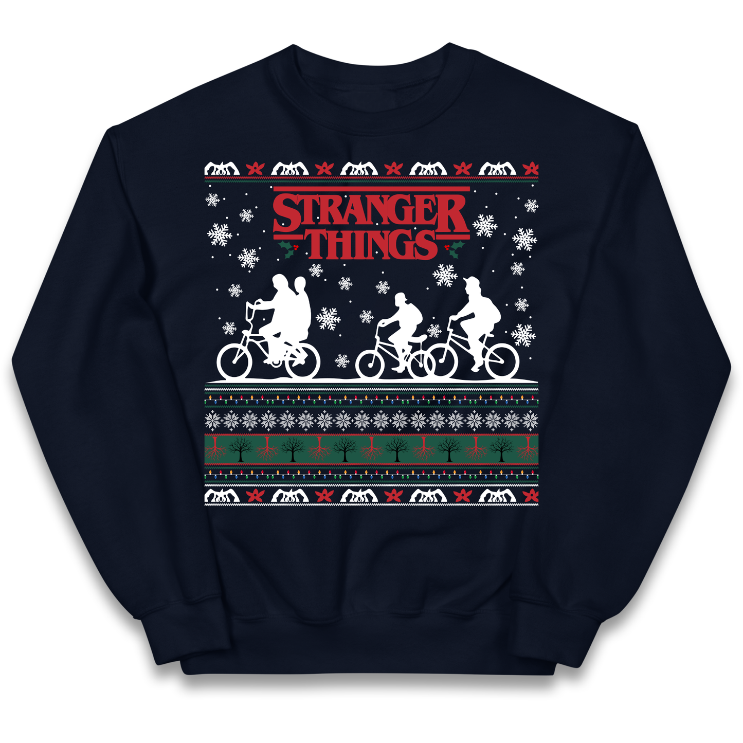 Stranger Things Christmas kids sweatshirt