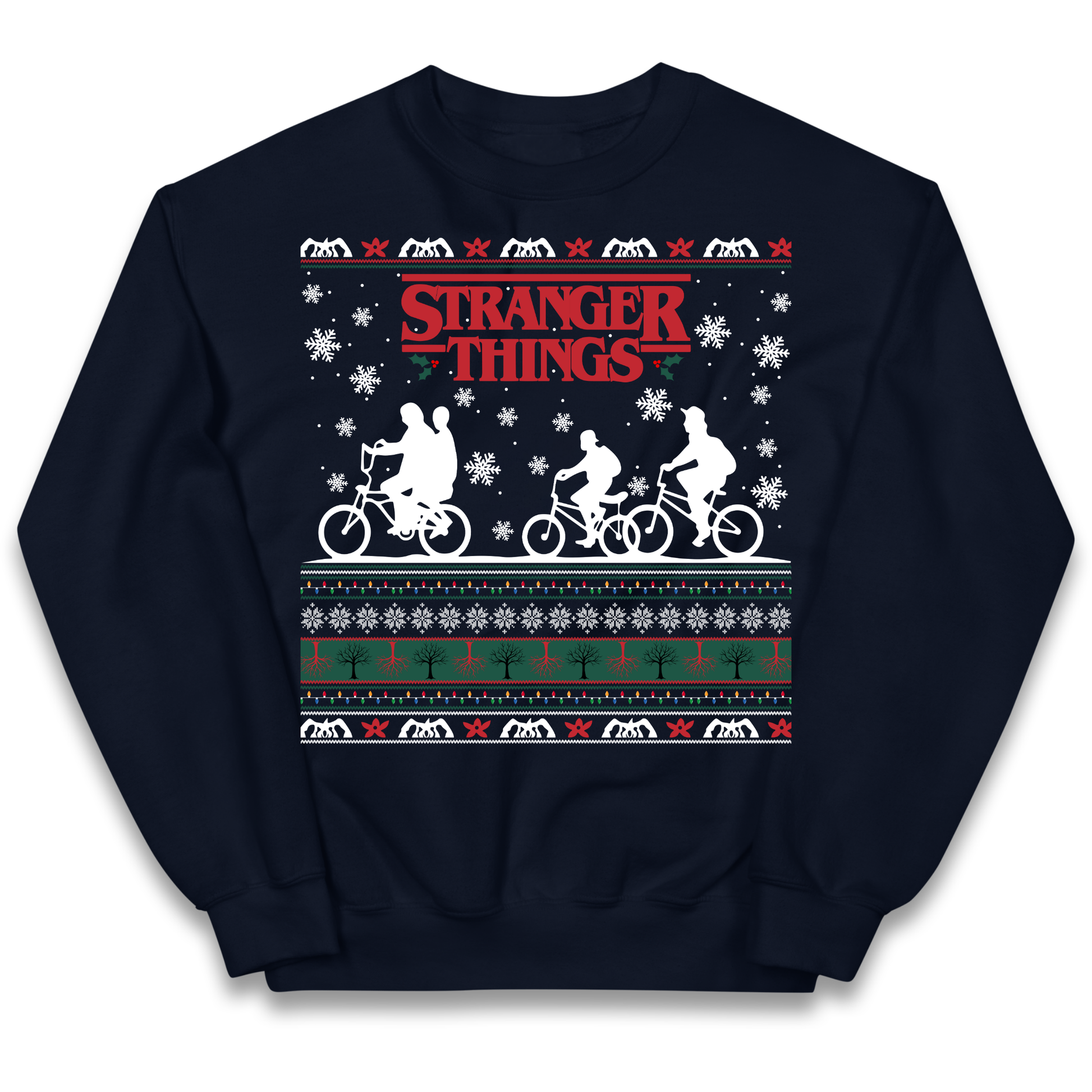 Stranger Things Christmas kids sweatshirt