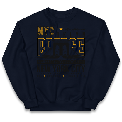 NYC Brooklyn Bridge kids sweatshirt