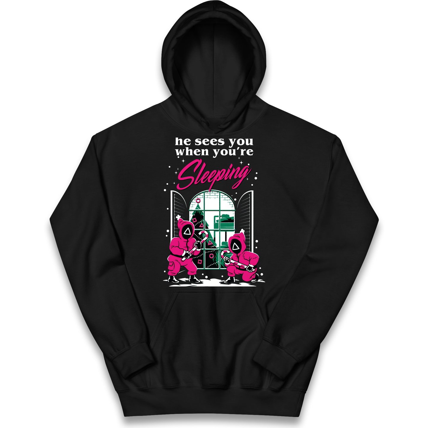 Squid Games Xmas Kids Hoodie