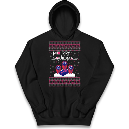 Squid Games Christmas Kids Hoodie