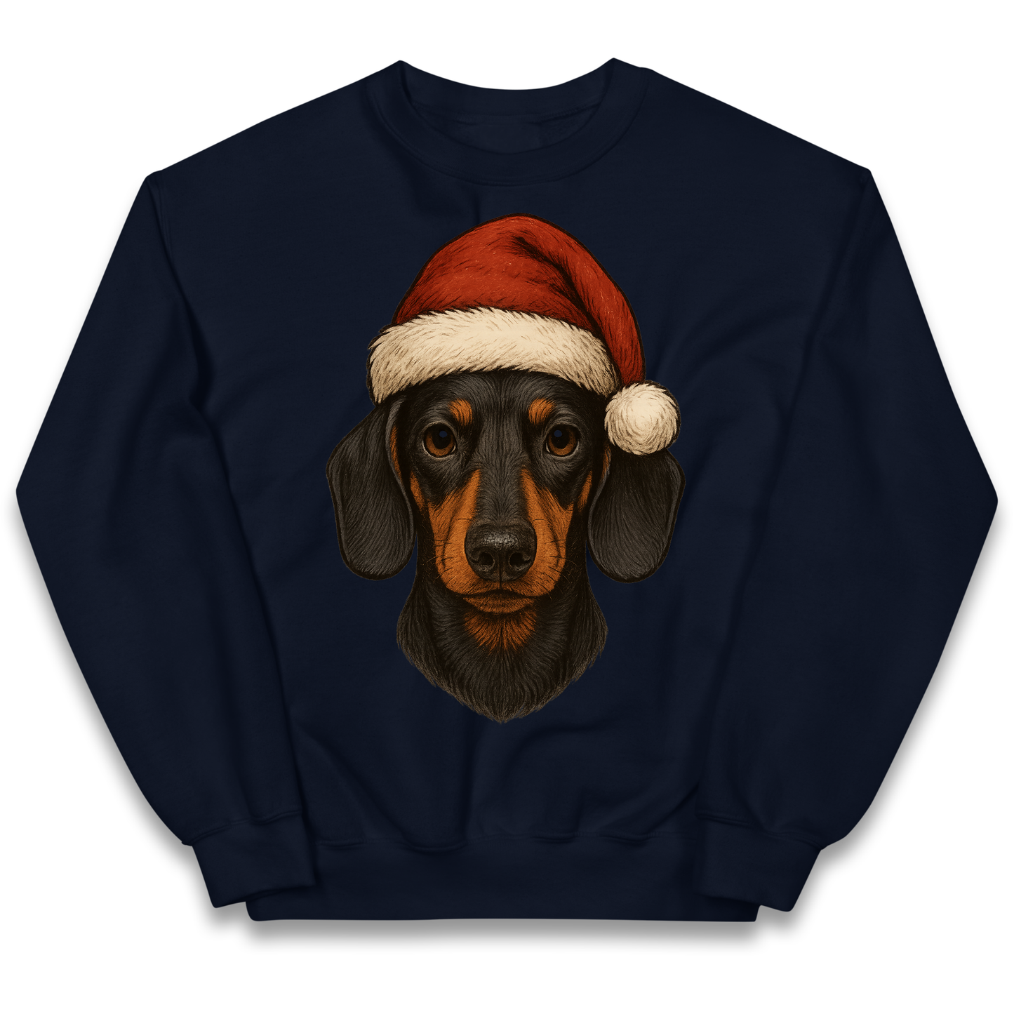 Sausage Dog Christmas Kids Jumper