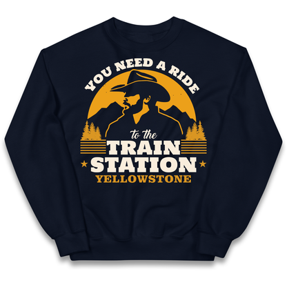 You Need A Ride To The Train Station kids sweatshirt