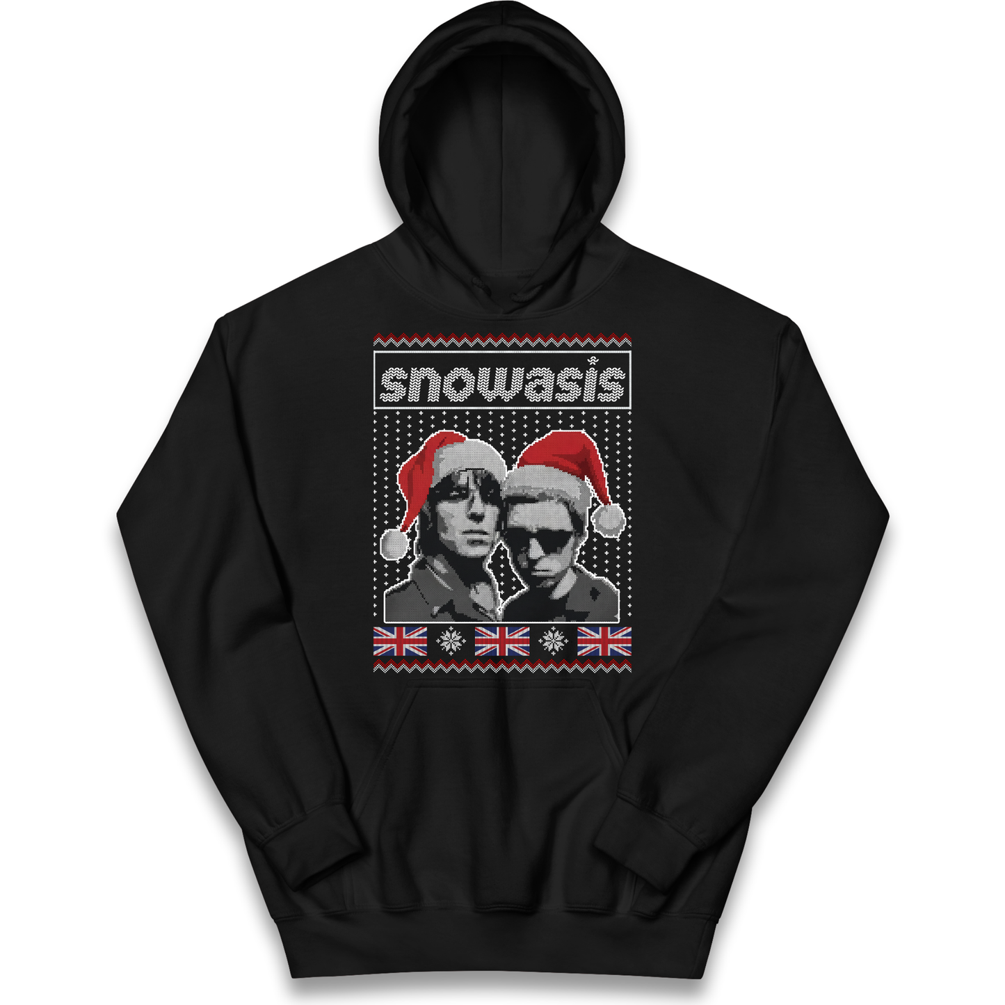 Snowasis Union Jack Christmas Kids Hoodie