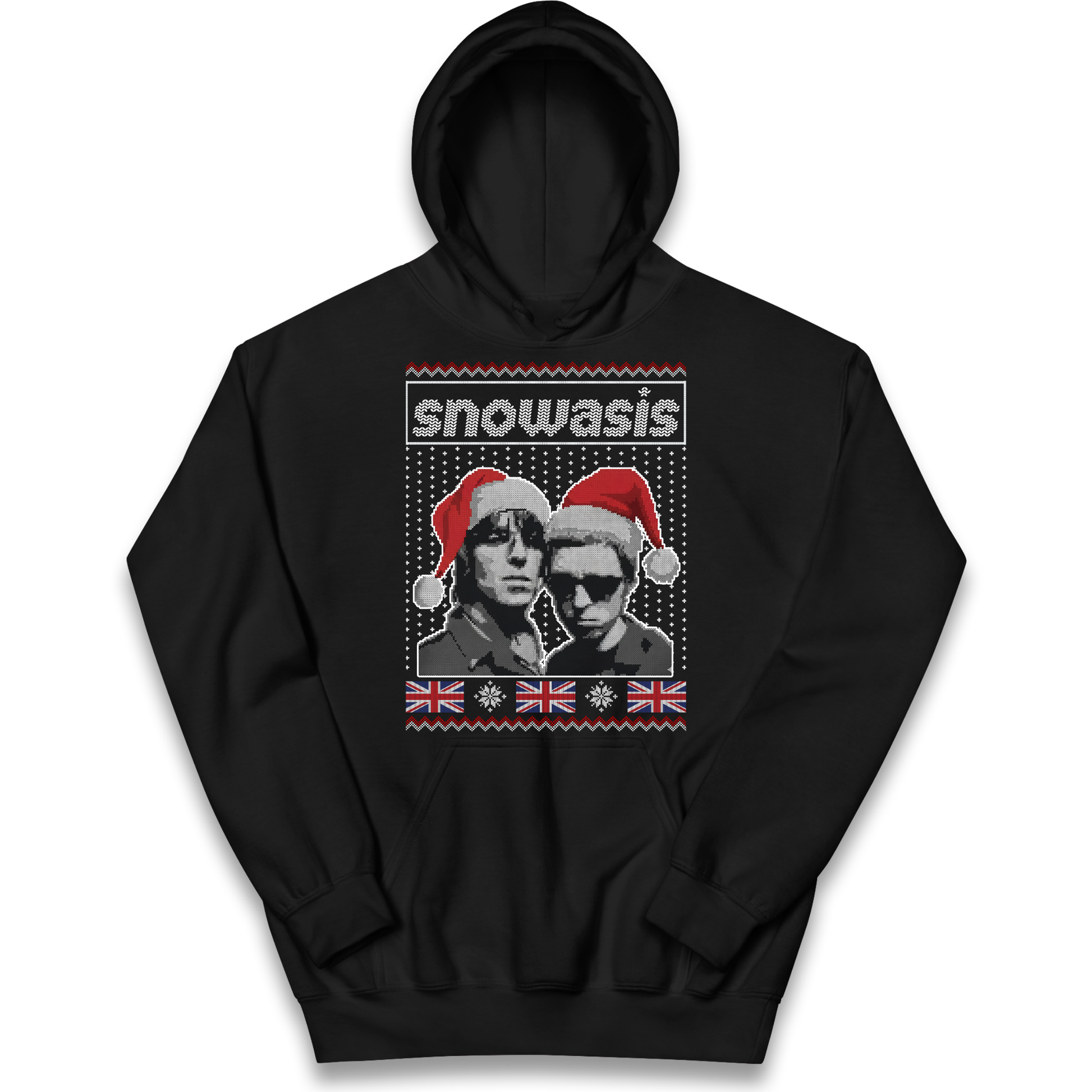 Snowasis Union Jack Christmas Kids Hoodie