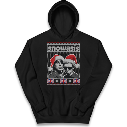 Snowasis Union Jack Christmas Kids Hoodie