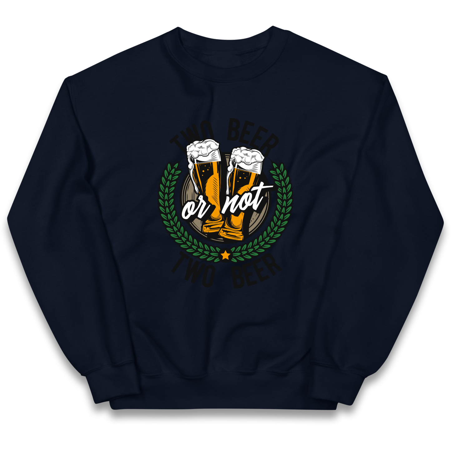 Two Beer or not Two Beer kids sweatshirt