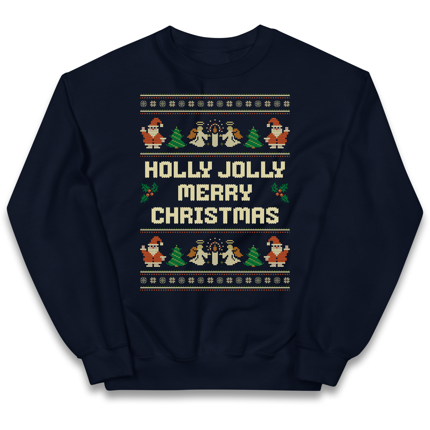 Holly Jolly Merry Christmas kids sweatshirt
