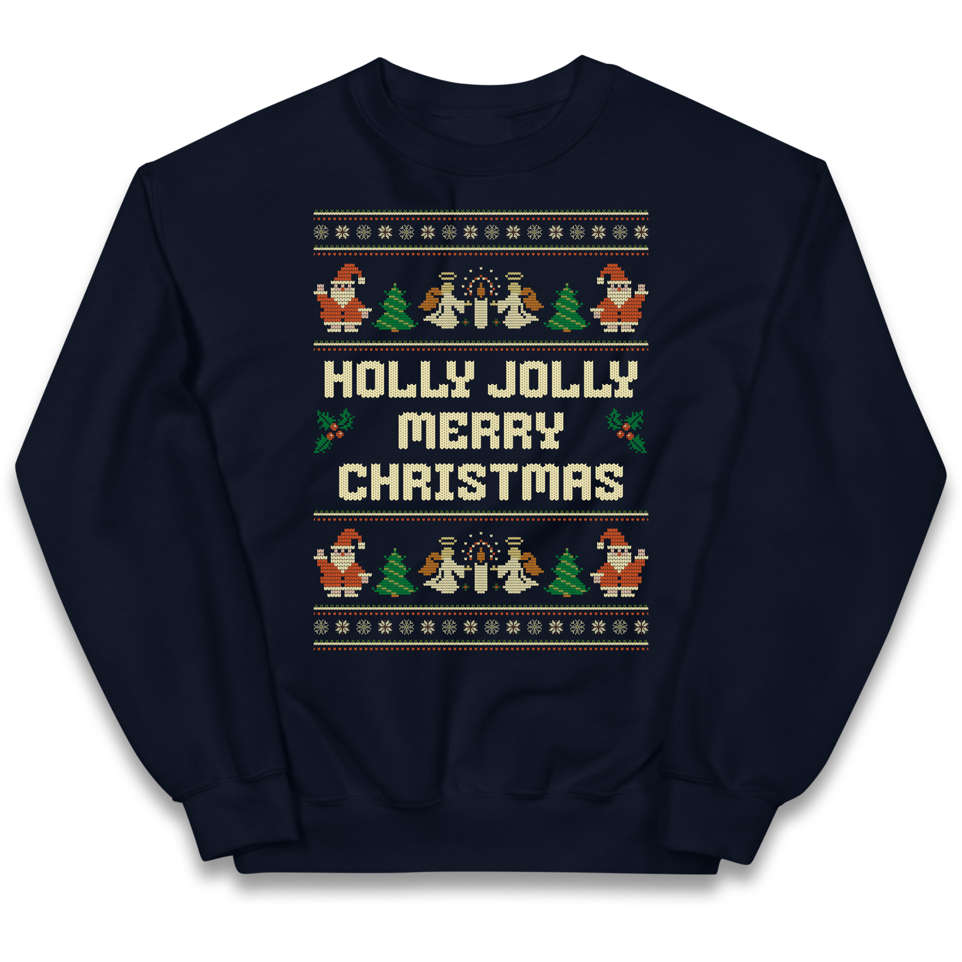 Holly Jolly Merry Christmas kids sweatshirt