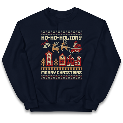 Have Yourself a HO HO HOLIDAY Christmas kids sweatshirt