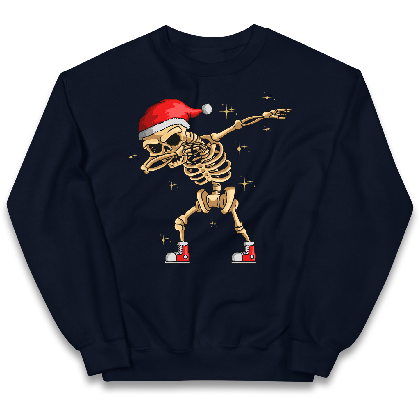 Santa Skellington Dabbing Christmas kids sweatshirt