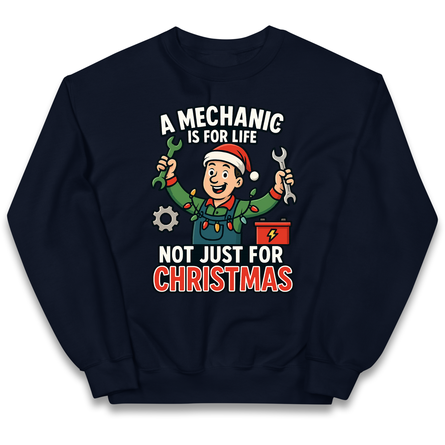 Mechanic Christmas Kids Jumper