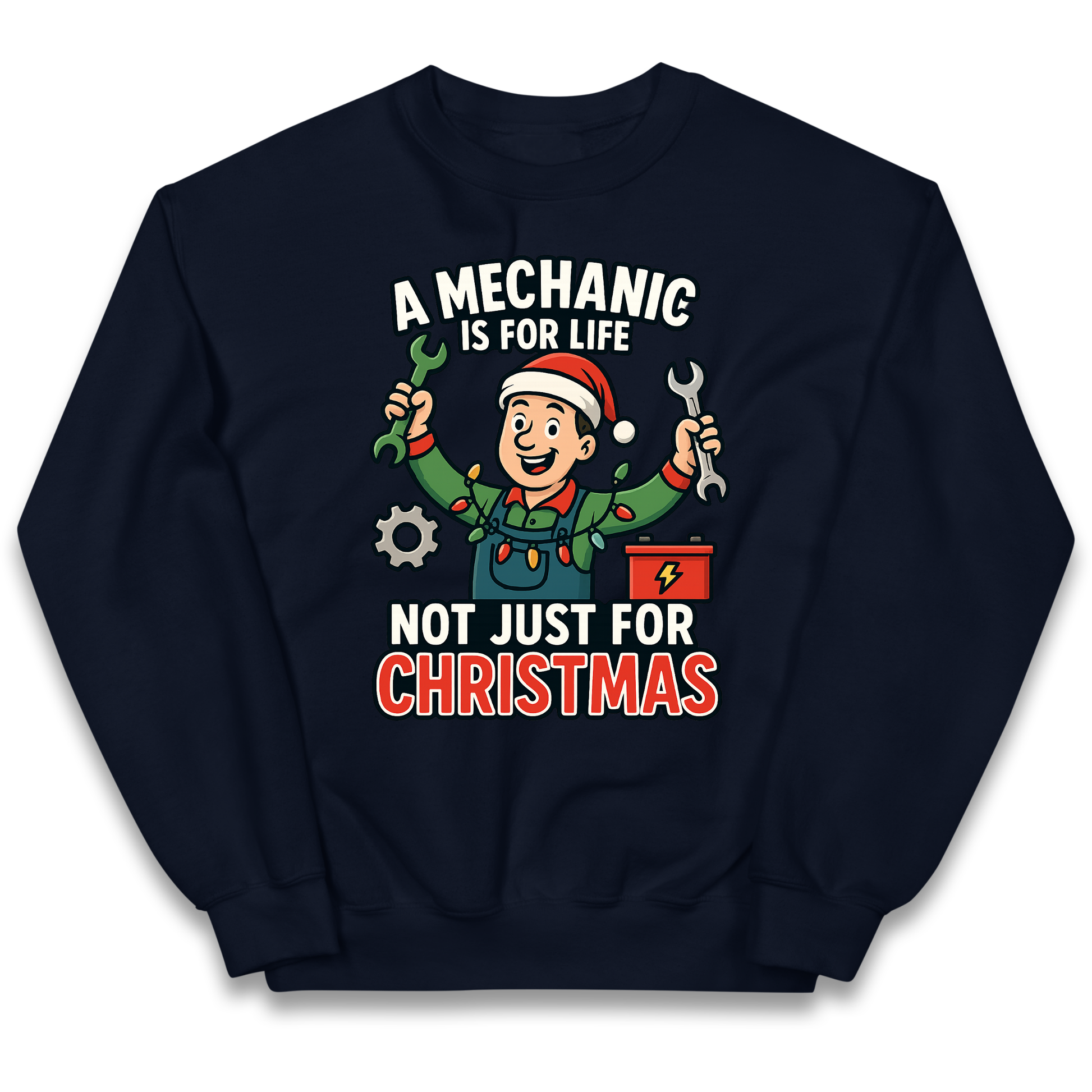 Mechanic Christmas Kids Jumper