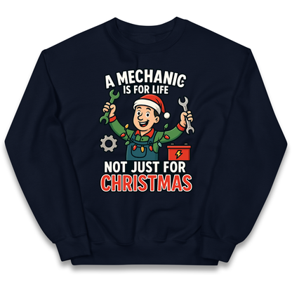 Mechanic Christmas Kids Jumper