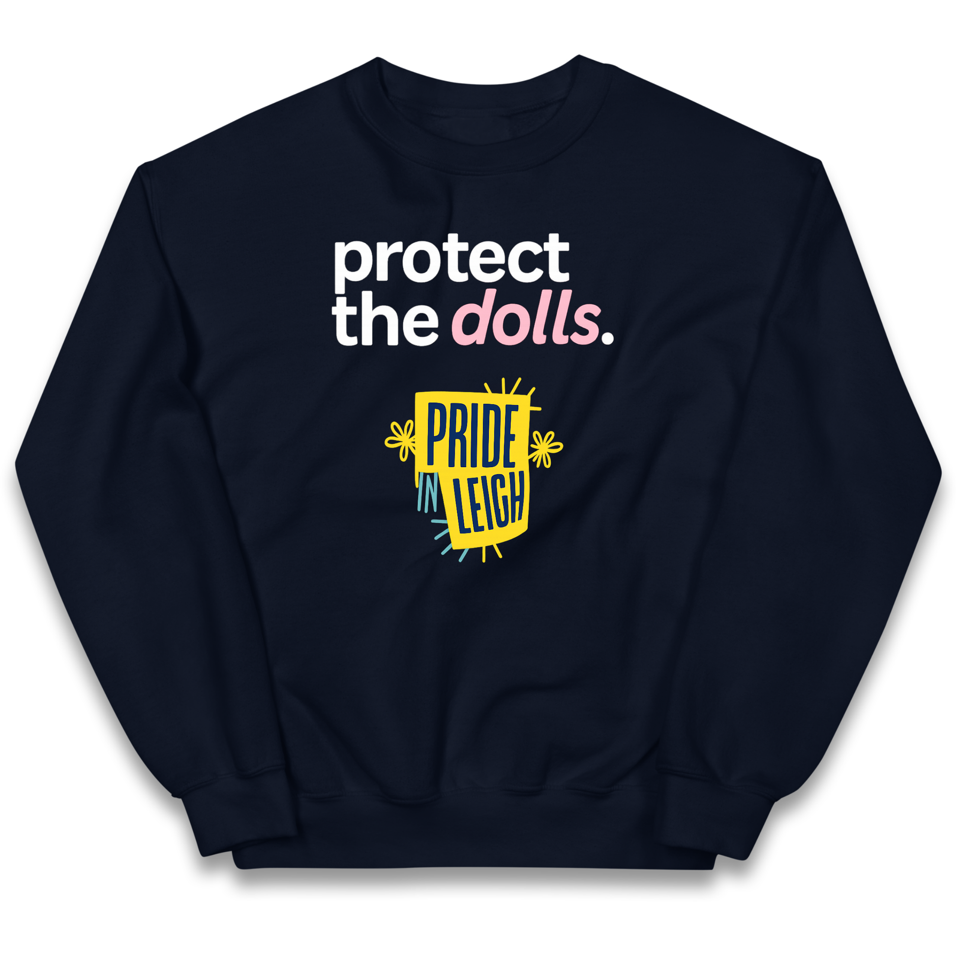 Protect The Dolls Slogan kids sweatshirt