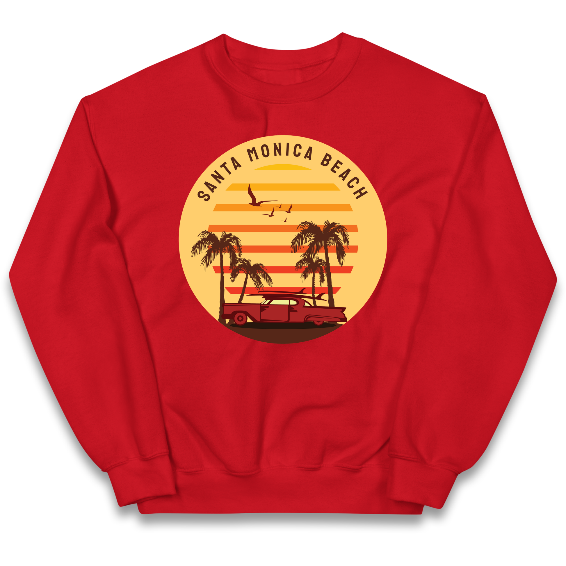 Santa Monica Beach kids sweatshirt