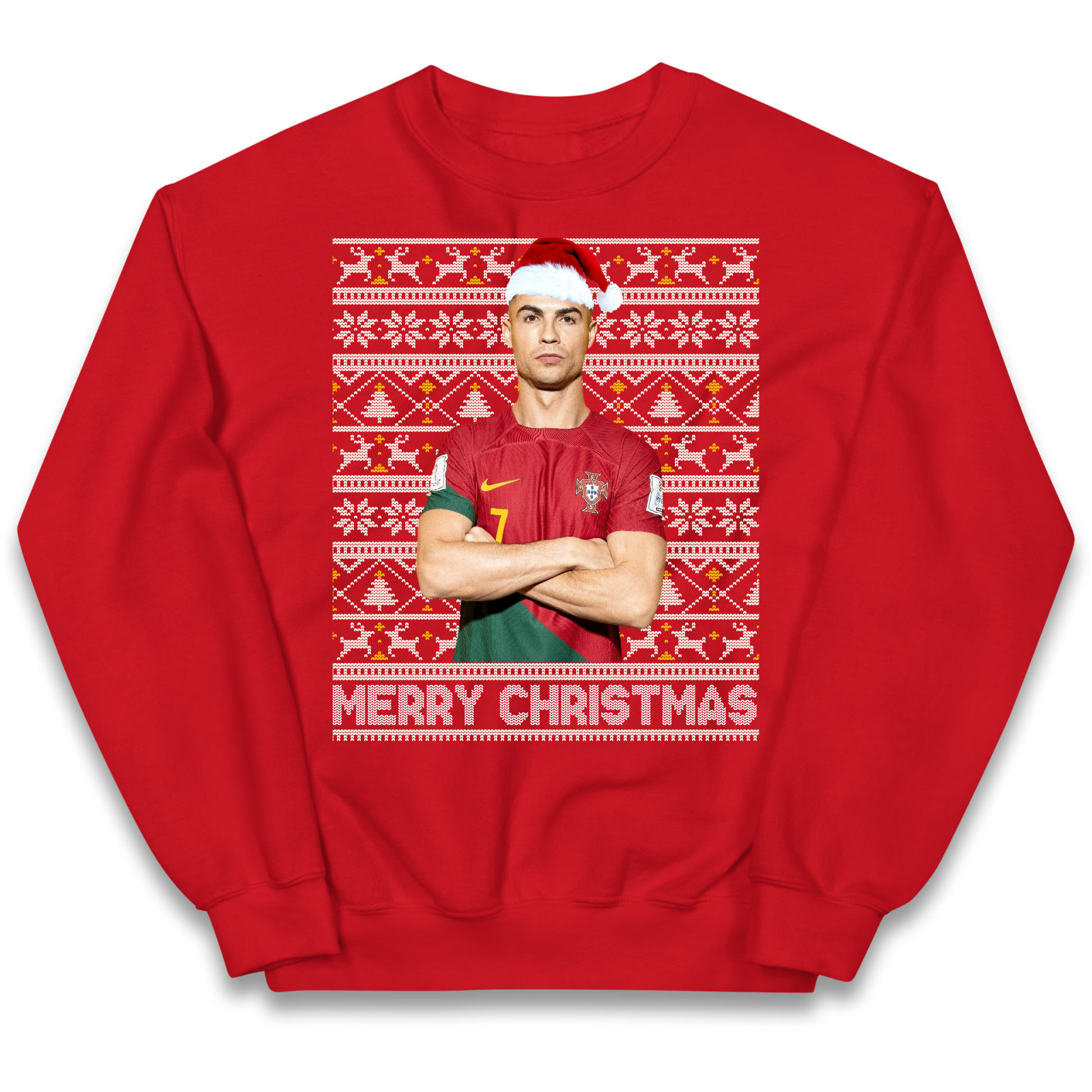 Merry Christmas Ronaldo kids sweatshirt