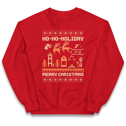 Have Yourself a HO HO HOLIDAY Christmas kids sweatshirt