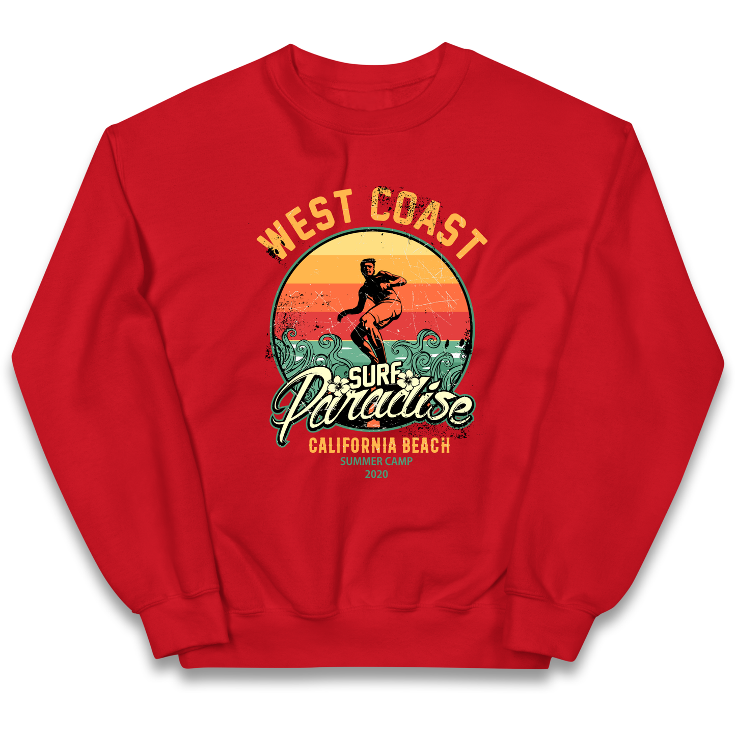 West Coast Surf Paradise kids sweatshirt