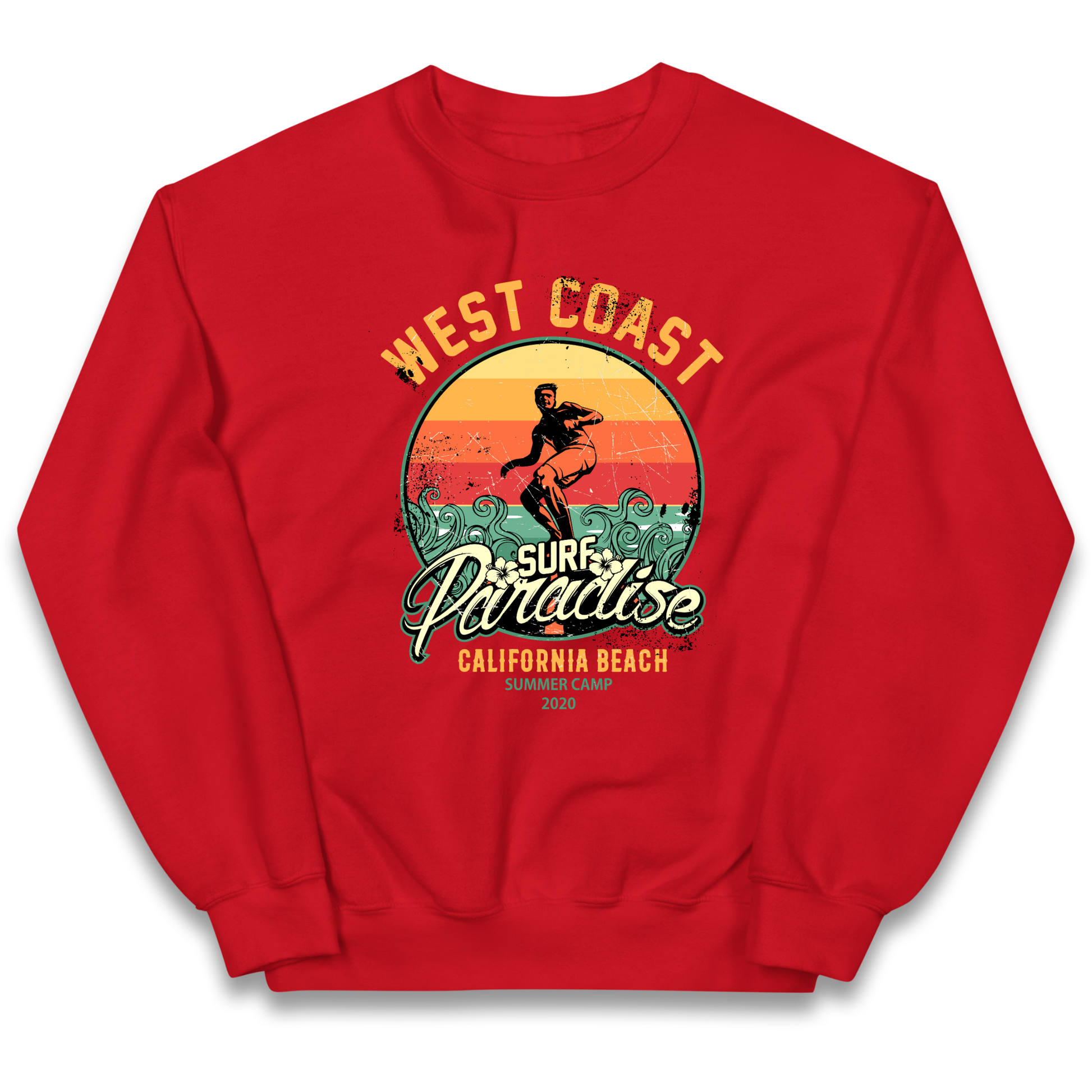 West Coast Surf Paradise kids sweatshirt