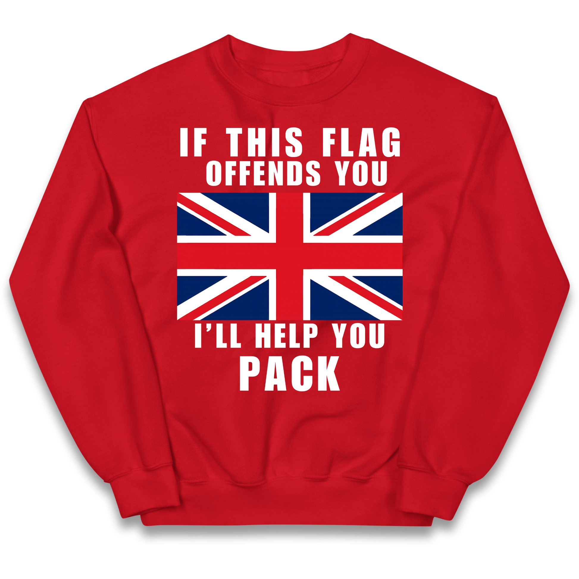 If This Flag Offends You I Will Help You Pack kids sweatshirt